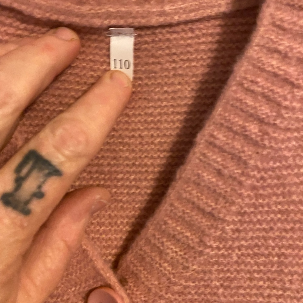 4T cashmere pink vest from Japan